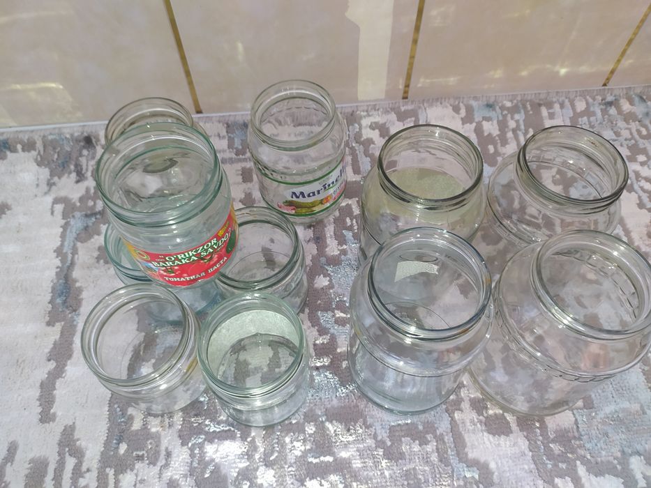 Стеклянные банки  1- литровые