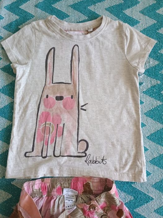 NEXT - Нов комплект със зайче за момиче 3-4 години 104 см Некст