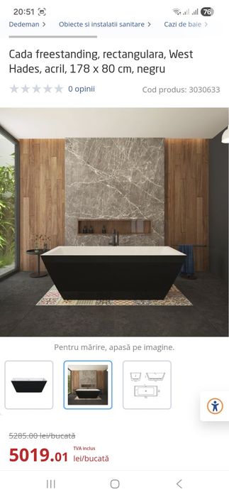 Cada neagra 178×80 cm ca noua