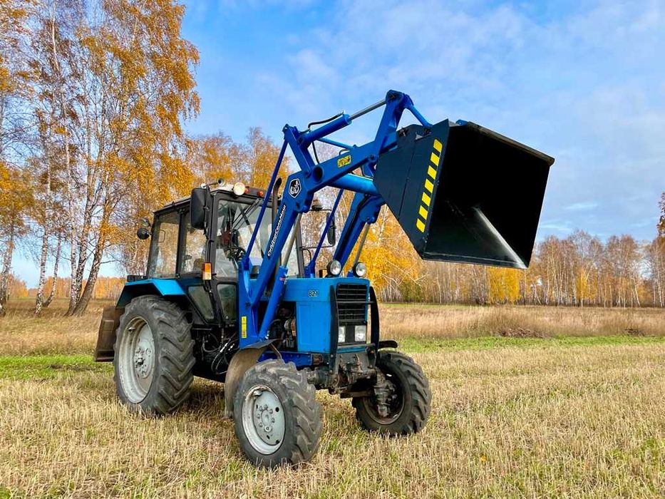 Погрузчик ПКУ-0.8/0.9 СибДорСельМаш КУН на МТЗ 80 82 под быстросъем