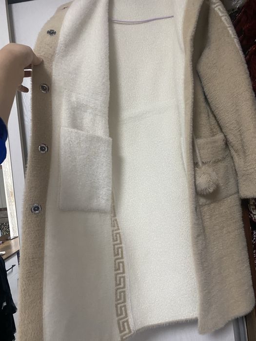 Qishki kardigan nimcha  ikki tomonlama kiyiladigan