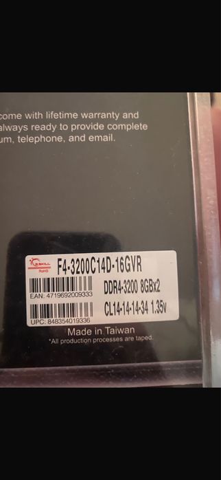 G.Skills Ripjaws V 2x8 CL14 ddr4