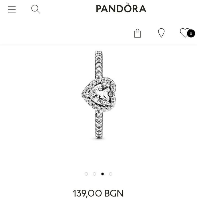 Нов пръстен PANDORA