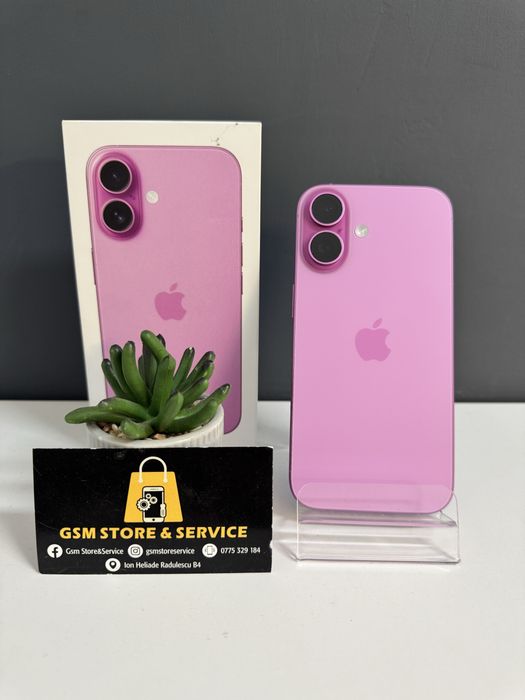 Iphone 16 Pink 128Gb Baterie 100% 2 Ani Garantie Gsm Store&Service