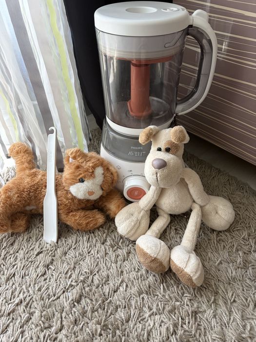 Robot Philips Avent cu aburi bebe + cadou jucariile de plus