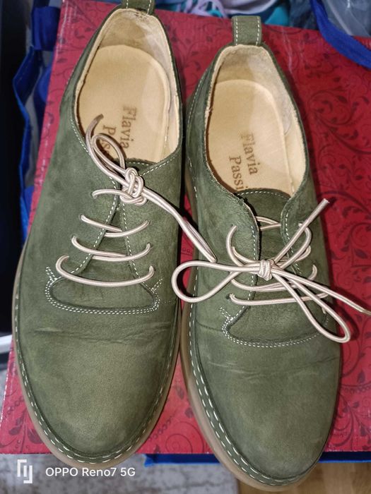 Pantofi de damă casual din piele naturală