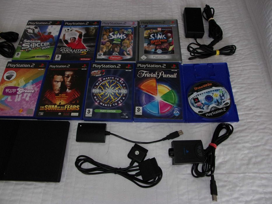 Consola PlayStation 2 Originala cu jocuri