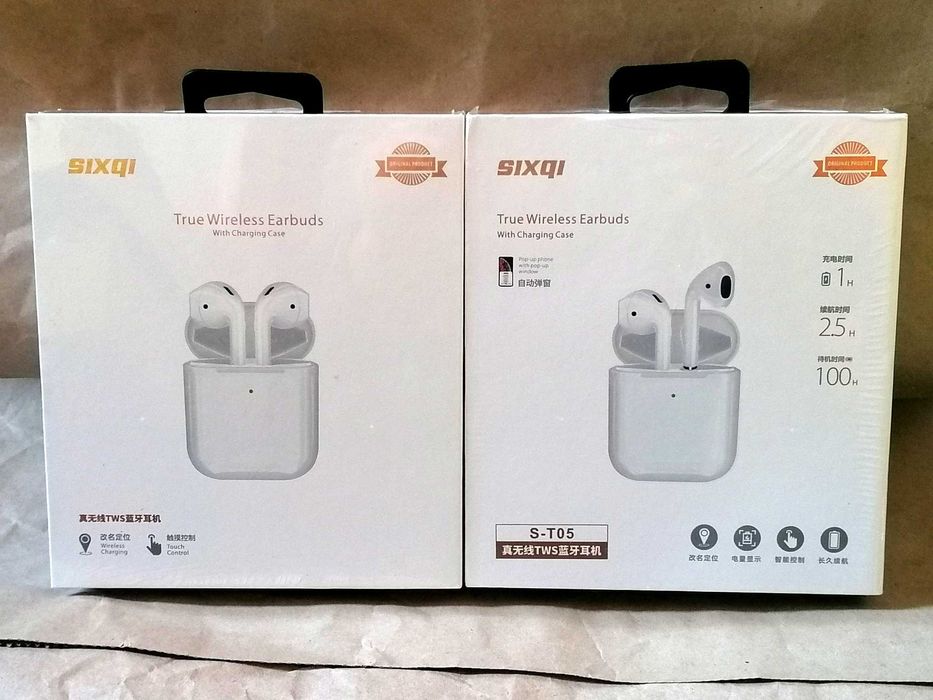 Casti true wireless earbuds (in-ear),charging case,noi,sigilate!
