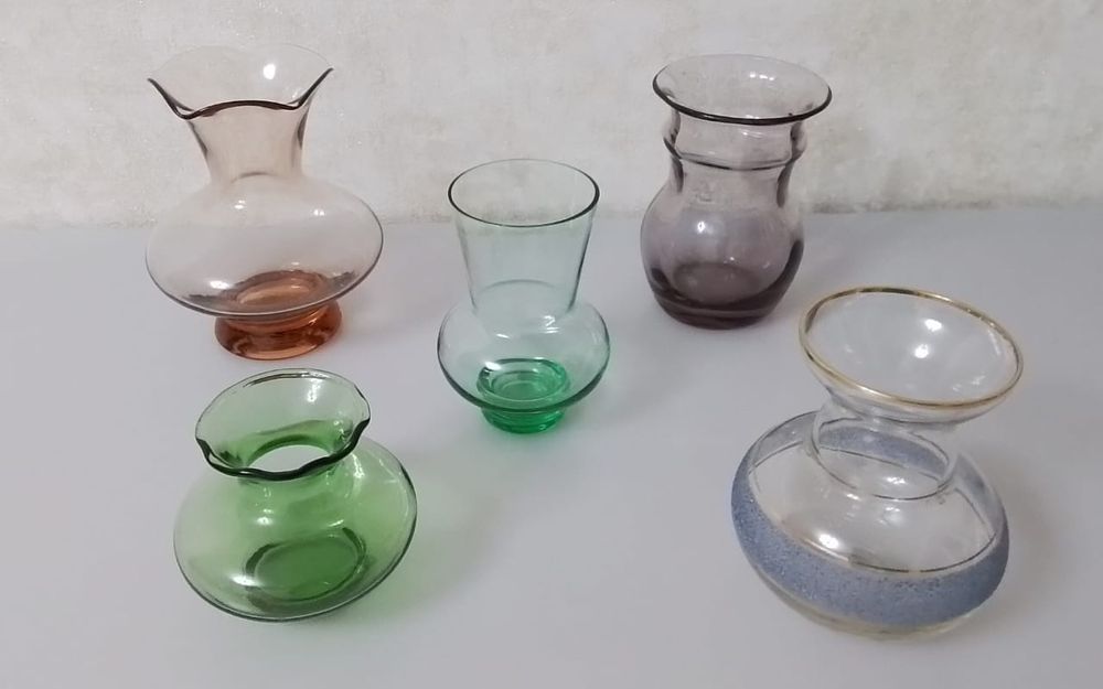 Вазы фарфор, стекло