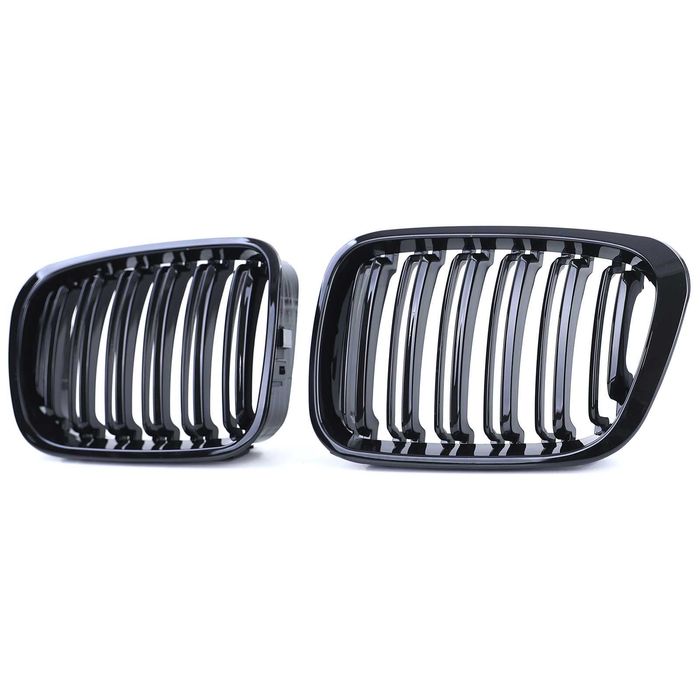 Grile Capota Nari Duble M BMW E46 1998-2001 Non Facelift, Negru Lucios