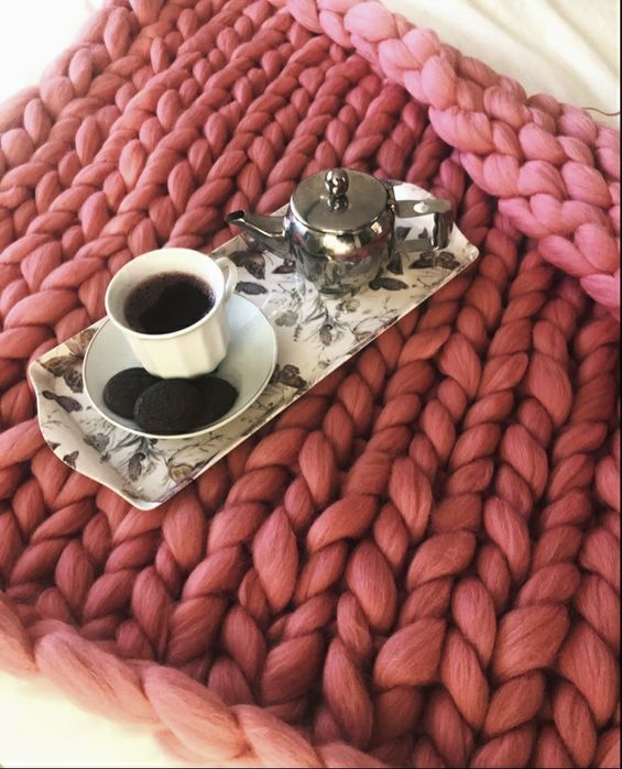 Одеяло от мериносова вълна ръчна изработка