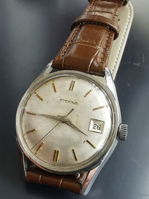 Ceas ETERNA Calendar 140T - Funcționează impecabil !