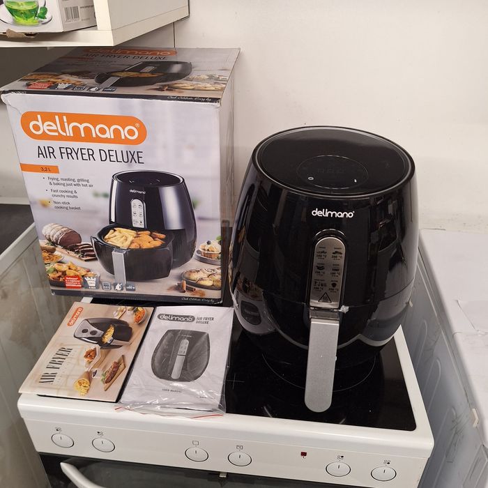 Делимано Еър Фрайър Делукс - чисто нов