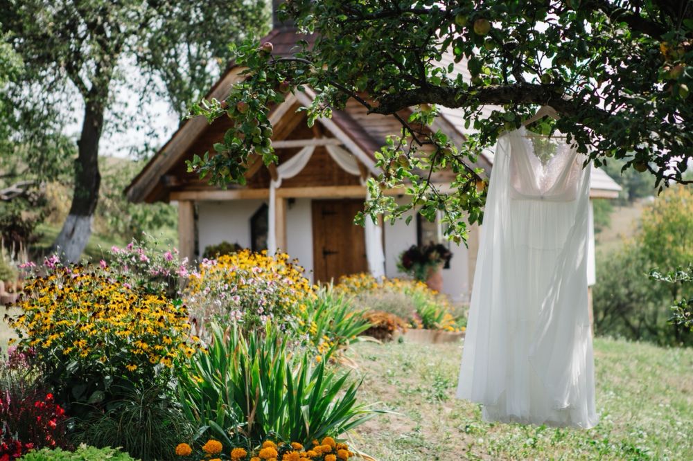 Rochie mireasa din matase