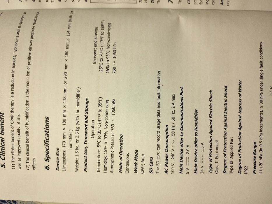 Продавам чисто нов не употребяван уред за контролиране на сънна апнея
