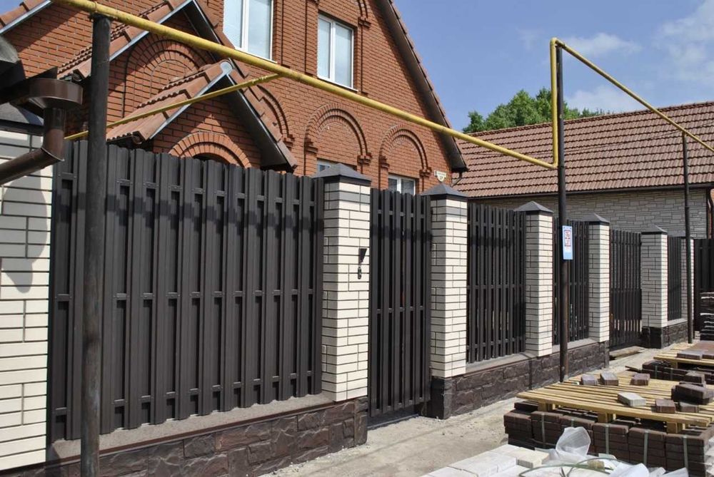 Штакетник металлический