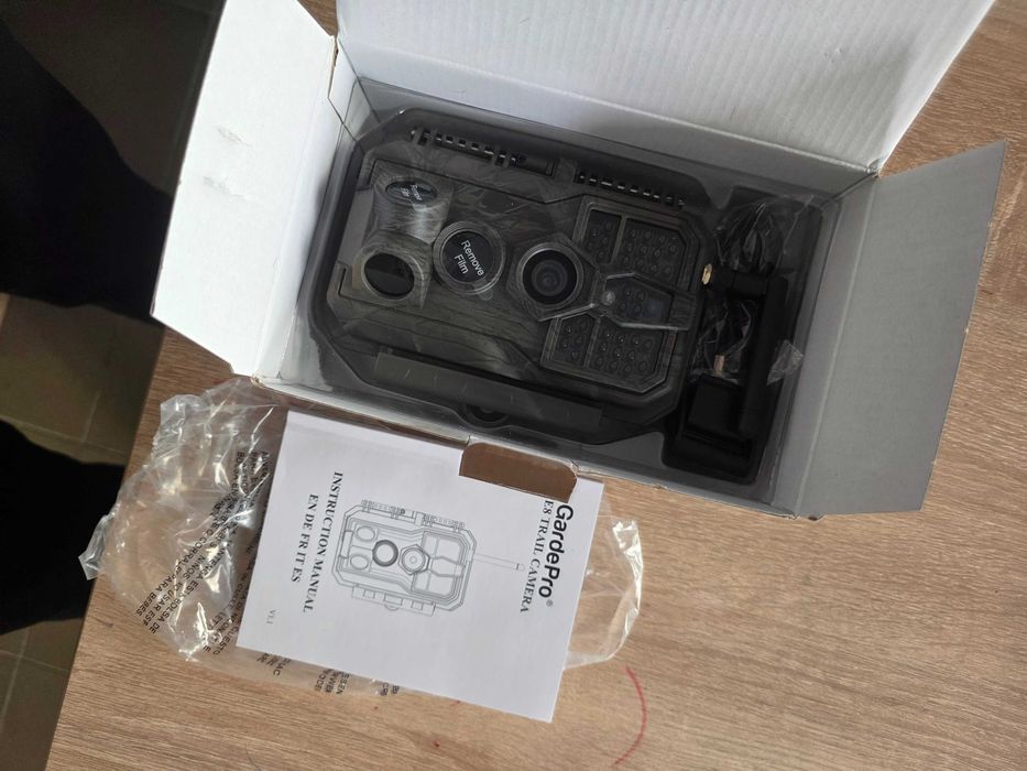 Cameră de supraveghere pentru animale sălbatice GardePro E8 WLAN cu aplicație 64MP H.264 1296P video