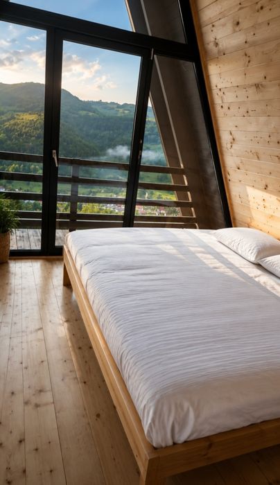 Cabana A-Frame Vidra Cascada de Închiriat