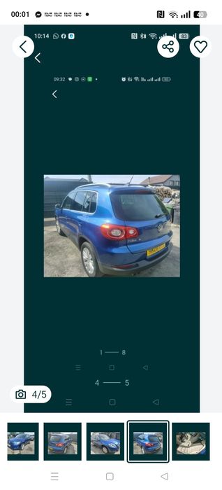 Piese cutie dsg haion ușa Dr aripa punte grup cardan vw Tiguan 2.0tdi