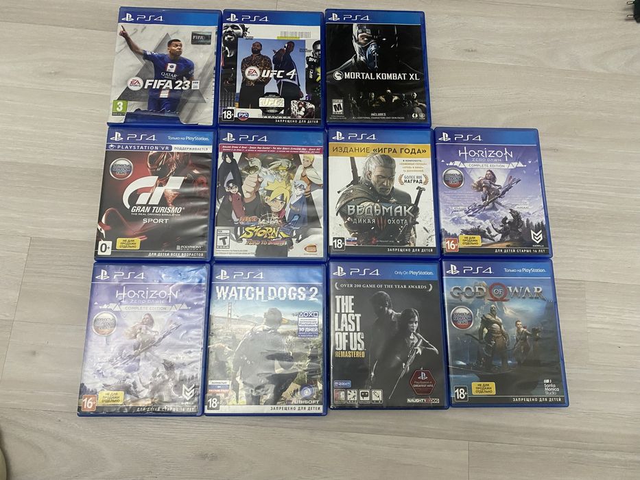 Диски и для пс4.