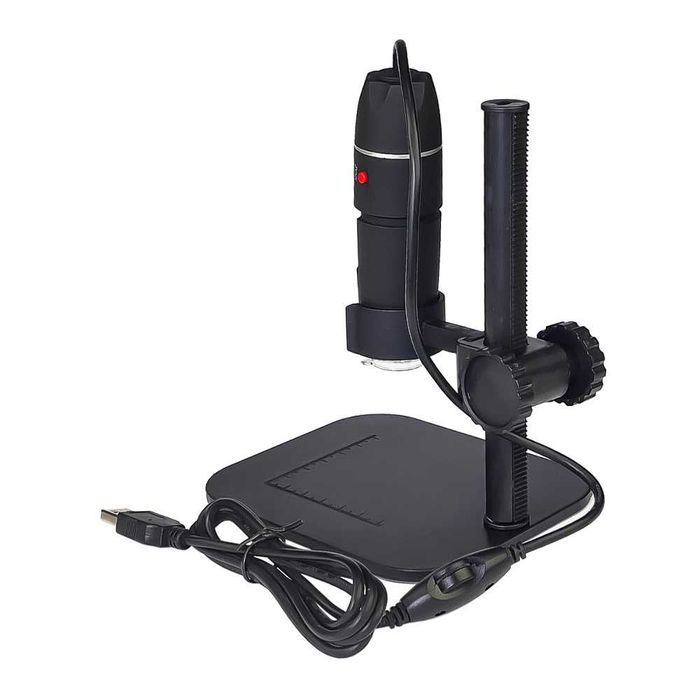 Микроскоп цифров MicroView 500x + stand, с регулируема стойка, оптично увеличение до 500X