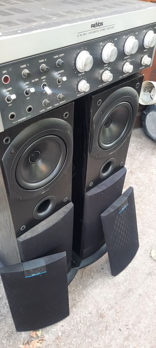 Усилвател REVOX B750  Тонколони KEF Q30