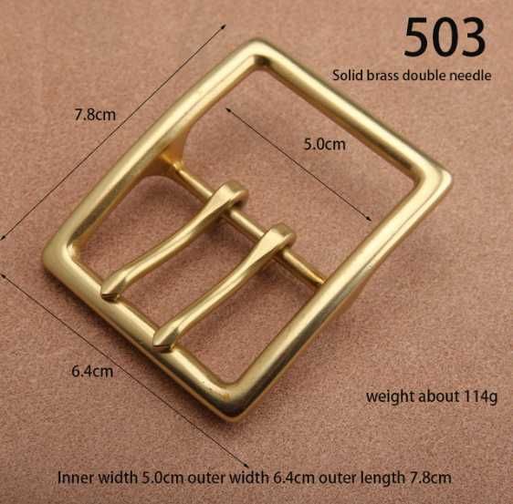Set 2 catarame foarte solide din alama pt curele pielarie marochinarie