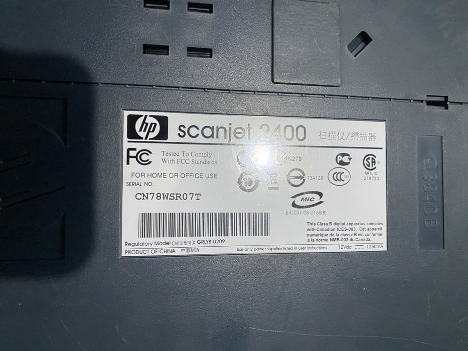 Сканер Hp Scanjet 2400