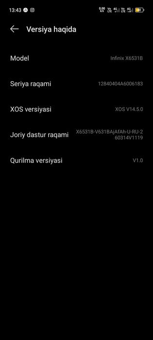 Infinix Hot 50 i tel tinniq olasz ishlatasiz hich qanaqa aybi yoq