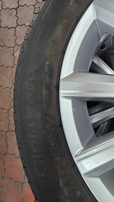 JANTE VW cu anvelope 215/55/17   vara