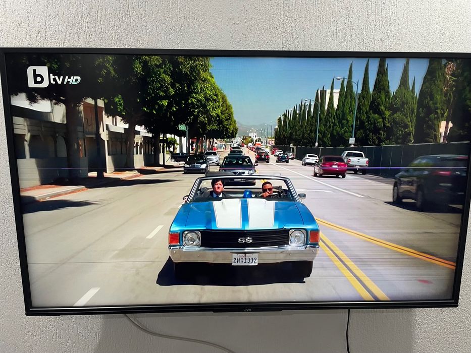JVC 50 инча, android tv, netflix, youtube, 4KHDR, bluetooth