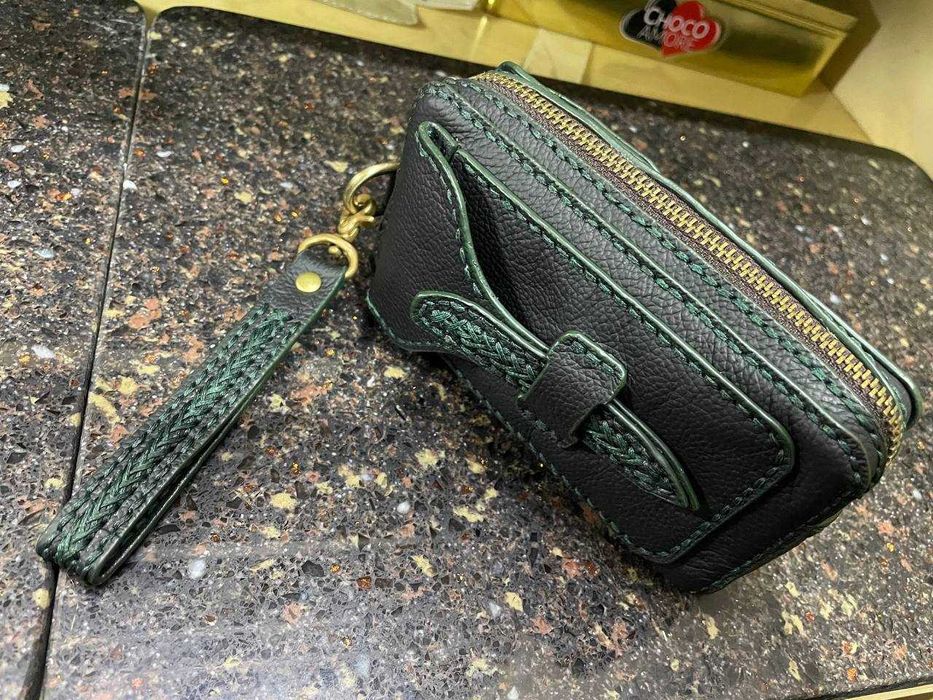 Мини барсетка, ручная работа.