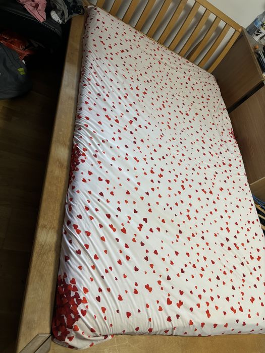 Vand pat/dormitor 120/200,lemn natur