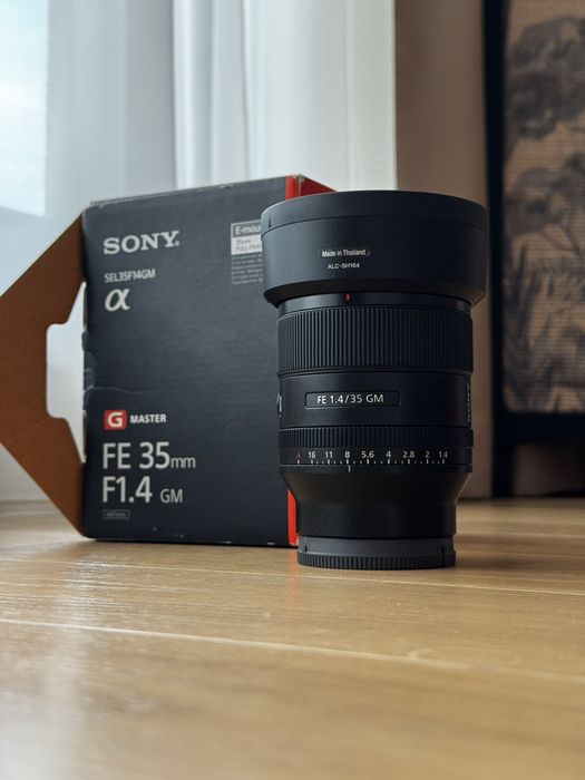 Sony FE 35mm F1.4 GM | G Master | Cutie + Parasolar | Stare excelentă