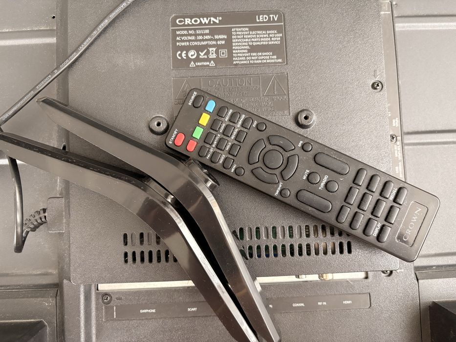 Crown LED LCD 32J1100, 1366x768 HD Ready , 32 inch, 81 см, LED LCD