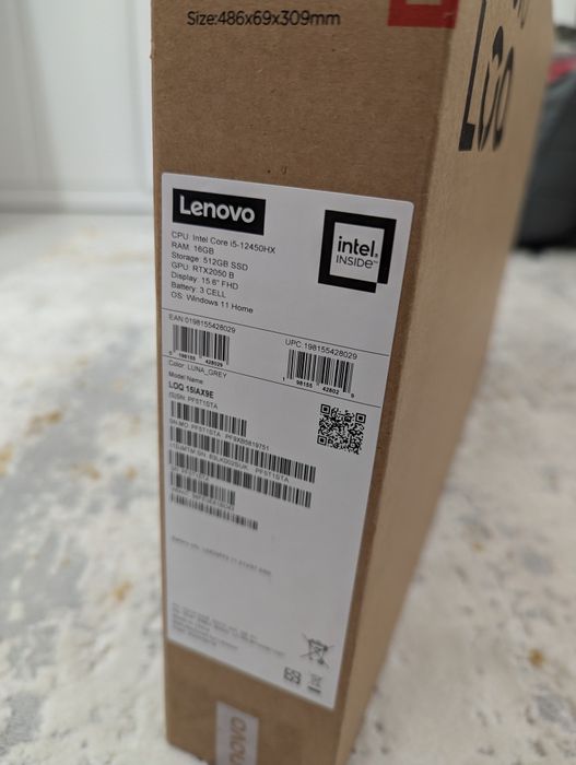 Laptop Gaming Lenovo i5-12450 16 GB RAM 512 GB SSD RTX 2050 -Sigilat-