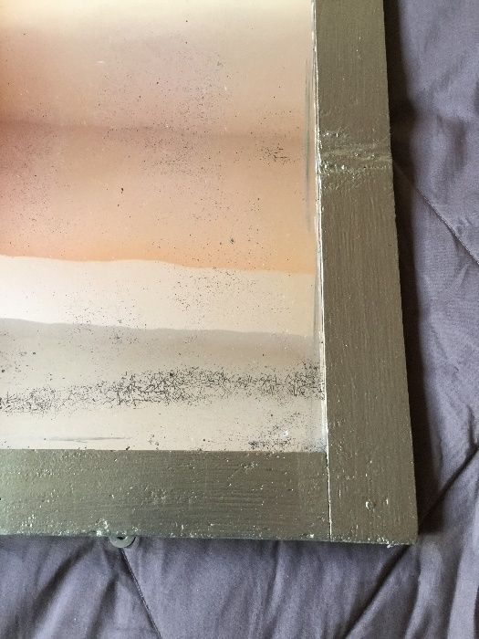 старо антично колекционерско стенно огледало размер : 49 х 34 см