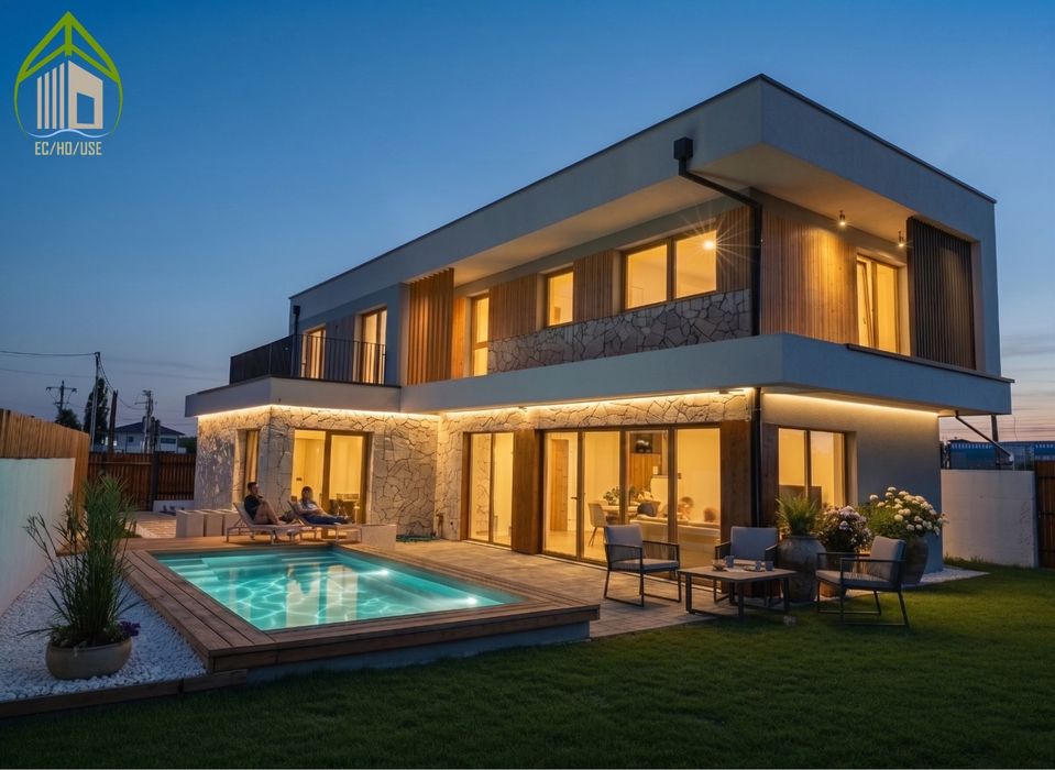 Parcela cu proiect autorizat vila Premium.Ansamblu privat Sanicoara CJ