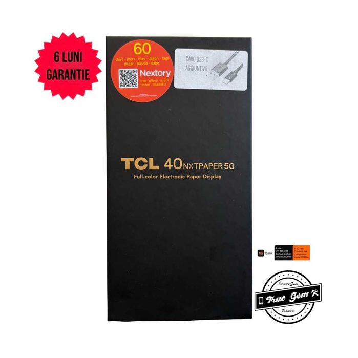TCL 40 Nxtpaper 5G 256GB Starlight Black | TrueGSM