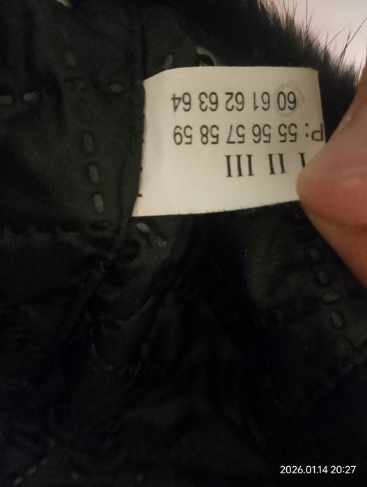 Норковая мужская шапка