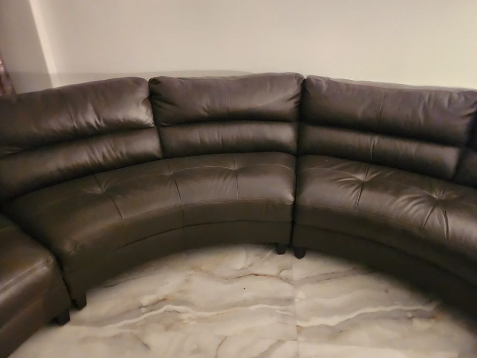 Vand coltar wenge, din piele naturala RODO , achizitionat de la Mobex