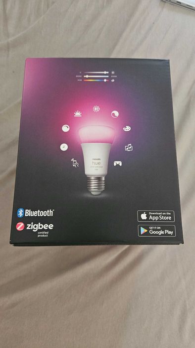 Set Philips Hue- 2 becuri si Bridge- NOU, sigilat