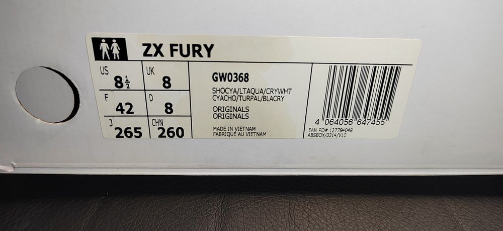Reebok  x Adidas ZX Fury, номер 42
