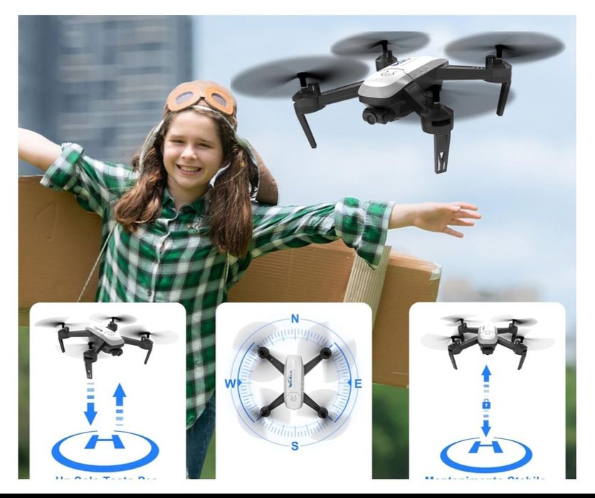 Drona WipKviey T6 Detective Quadcopter camera 1080 HD