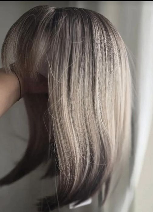 Peruca blond cenusiu / rece  bob