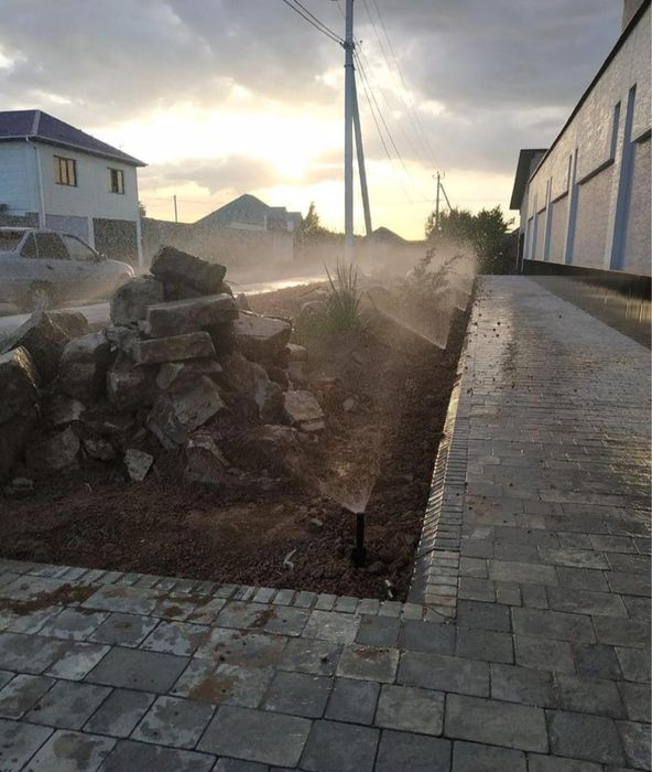 Газон автополив