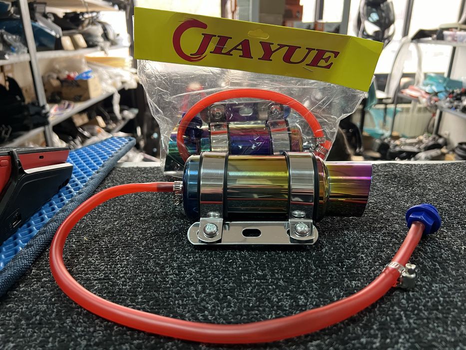 Тюнинг на Мопед «Масло Охладитель» Система выпуска картерных газов!