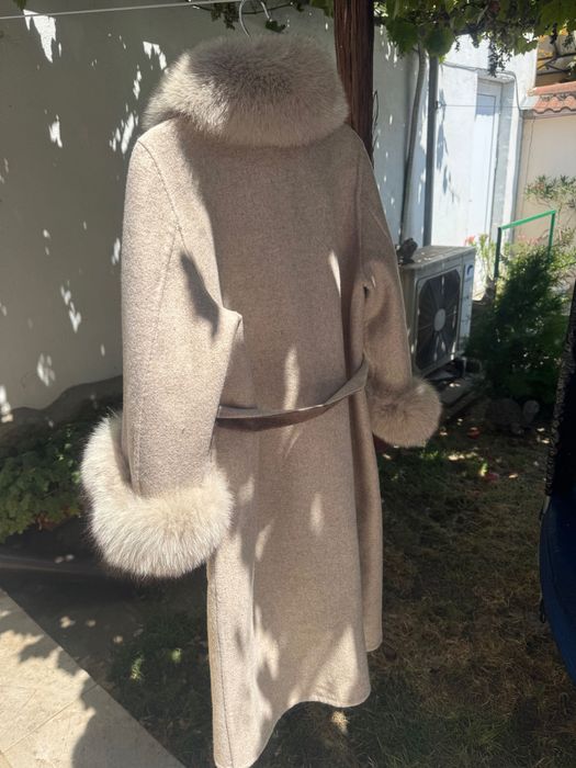 Палто Алпака естествен косъм