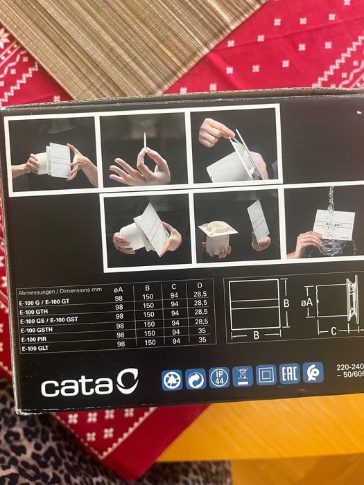 Продавам Вентилатор за баня Cata E-100