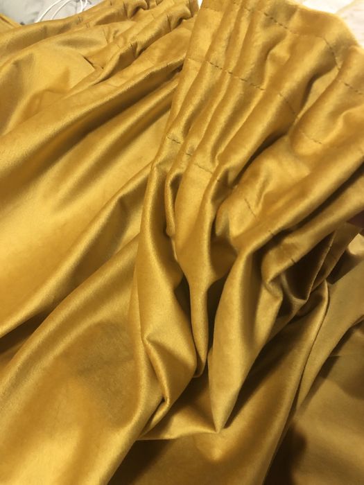 Draperie catifea mustar 5m